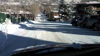 Hankook Winter IPike 409 Studded Traction on Icy Hill [upl. by Sydelle236]