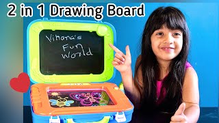 KIDS Drawing Board 2 in 1 Light up Magic Drawing Pad  BEEBEERUN [upl. by Acimat986]