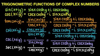 Trigonometric Functions of Complex Numbers Live Stream [upl. by Aven]