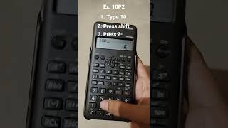 How to calculate permutation nPr in scientific calculator scintific calculator [upl. by Yk]