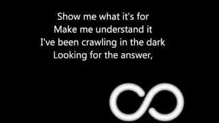 Hoobastank  Crawling In The Dark Lyrics HD [upl. by Karwan]