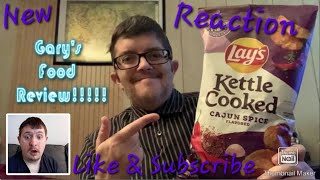 Reaction Review Lays Kettle Cooked Cajun Potato Chips [upl. by Affra]