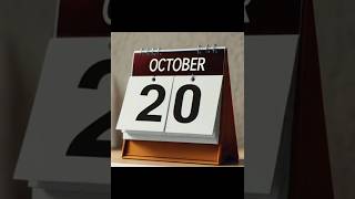 October 20  Events and Holidays [upl. by Anec511]