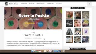 Fiverr in Pashto Intro 01 [upl. by Cigam]