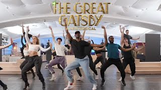 GREAT GATSBY BROADWAY REHEARSAL Dominique Kelley Dances New Money with the Ensemble [upl. by Oilasor]