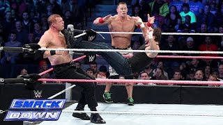 John Cena amp Dean Ambrose vs Randy Orton amp Corporate Kane SmackDown Oct 3 2014 [upl. by Tellford]