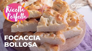 FOCACCIA BOLLOSA FACILE e SOFFICISSIMA😋😎✨ [upl. by Notslar]