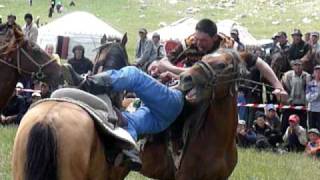 Kyrgyz Horse Wrestling [upl. by Wilbur]