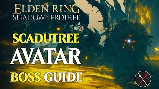 Scadutree Avatar Boss Guide  Elden Ring Shadow of the Erdtree Scadutree Avatar Boss Fight [upl. by Honig]