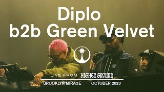 Diplo b2b Green Velvet  Live from Higher Ground Brooklyn 2023 [upl. by Aicatan]