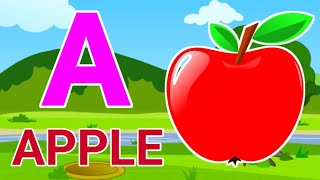 A for apple  अ से अनार  abcd  phonics song  a for apple b for ball c for cat  abcd song  abcde [upl. by Demona]