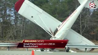 Plane makes crash landing on I295 [upl. by Ilime]