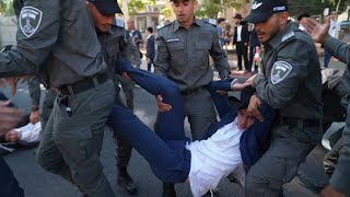 Israeli ultraOrthodox Jews protest army enlistment  AFP [upl. by Pruter]