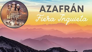 Azafrán  Fiera Inquieta Letra Lyrics [upl. by Kemble]