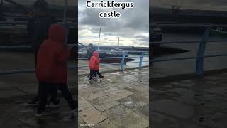 carrickfergus castlefamily travel discoverireland belfast shortvideo [upl. by Atsyrhc]