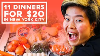 I Made 11 Dinners For Two People On A 20 Budget In NYC [upl. by Repooc]