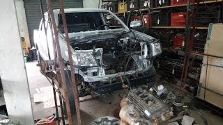 Fabricando Uma Toyota Hilux  Linha de Montagem  Gasolina 27 VVTi  parte 01 [upl. by Etac]