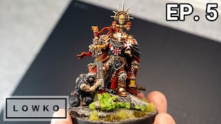 Painting the Warhammer 40k High Marshal Helbrecht with Lowko Ep 5 [upl. by Lalib]