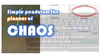 The unknown side of Simple pendulum  The pioneer of chaos [upl. by Scrogan]