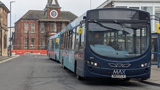 arriva Northumbria 1504 NK12FLV Wright VDL Cummins Pulsar 2 SB200 X7 Blyth [upl. by Olly567]