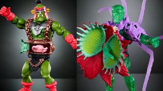 New TMNT masters of the universe turtles of grayskull Moss Man amp Krang Figures Official Images [upl. by Saraann]