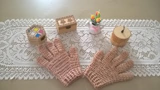 Como tejer guantes en crochet o ganchillo [upl. by Annawak477]