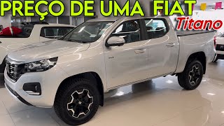 PREÇO DE UMA FIAT TITANO VOLCANO NA COR CINZA BILLET A PICAPE MAIS BARATA DO BRASIL [upl. by Odranreb793]