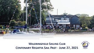 Waldringfield Sailing Club Centenary Sail Past [upl. by Acirahs]