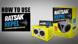 How to use RATSAK® ULTRASONIC RODENT REPELLER [upl. by Randi]