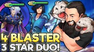 4 Blaster  The Blue Duo Blasting Off Again  TFT Magic amp Mayhem  Teamfight Tactics [upl. by Aramenta]