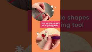 Making Quilling Paper Heart Balloons  Quilling Paper Crafts for Beginners [upl. by Illoh861]