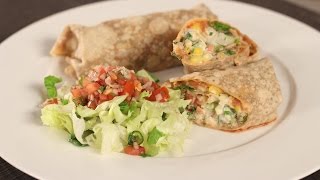 Burrito  Not So Junky  by Chef Siddharth  Sanjeev Kapoor Khazana [upl. by Yeoj580]