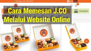 Cara Pesan Promo JCO Donuts Melalui Website Online Delivery [upl. by Ayaros]