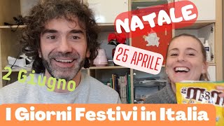 Conversazione Naturale in Italiano I GIORNI FESTIVI IN ITALIA Real Italian Conversation sub ITA [upl. by Ennahgem838]