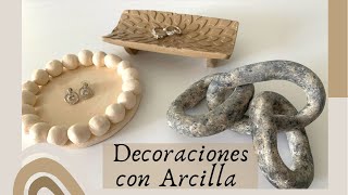 COMO HACER ADORNOS CON ARCILLA DE SECADO AL AIRE [upl. by Olrac]