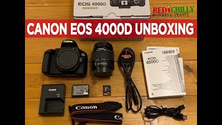 Unboxing │ NEW CANON DSLR EOS 4000D 2019 Canon EOS4000D [upl. by Venice]