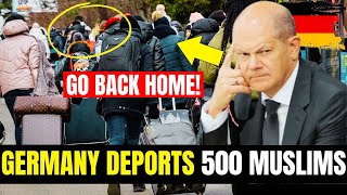 Germany DEPORTS 500 Muslim Migrants Back Home—No Islamists in Germany [upl. by Natam]