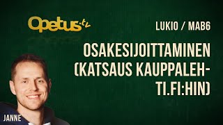 Osakesijoittaminen katsaus kauppalehtifihin [upl. by Ayaros]