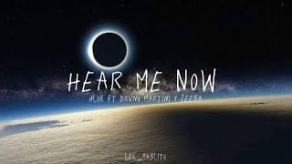 Hear Me Now  Alok ft Bruno Martini y Zeeba letra [upl. by Melcher626]