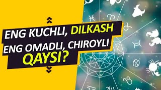 Burjlar eng kuchli eng dilkash eng omadli eng chiroyli eng ehtirosli burjlar haqida malumot [upl. by Dalis]