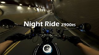 Kawasaki Z900RS Late Night City Cruising  Pure Sound  夜騎 [upl. by Enileuqkcaj]