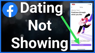 How To Fix Facebook Dating Not Showing [upl. by Beaner]