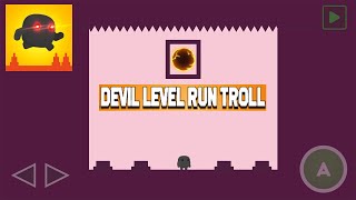 Devil Run Troll Level Again All Levels Gameplay [upl. by Euphemiah]