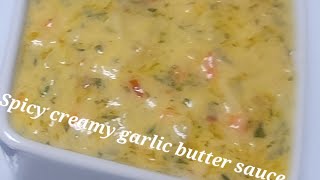 Creamy Garlic Butter sauce recipe  quick and easy [upl. by Alecram]