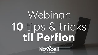 10 tips og tricks til PIM systemet Perfion  Webinar [upl. by Mateo]