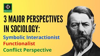 Three Major Perspectives in Sociology Symbolic Interactionist Functionalist and Conflict Perspective [upl. by Alyahc726]