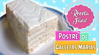 Postre de Limon con Galletas Marias  Facil de hacer [upl. by Afas]