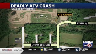 Fatal ATV crash in Village of Tigerton alcohol said to be a factor [upl. by Euqinoj]