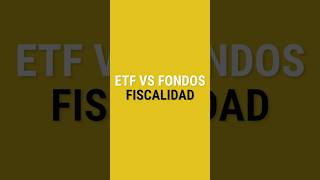 ETF vs fondos Fiscalidad etfvsfondos [upl. by Aniryt792]