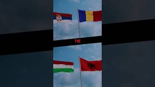 Serbia and Romania vs Hungary and Albania btw this video is also a collab with SlovakGeography1 [upl. by Odnala347]